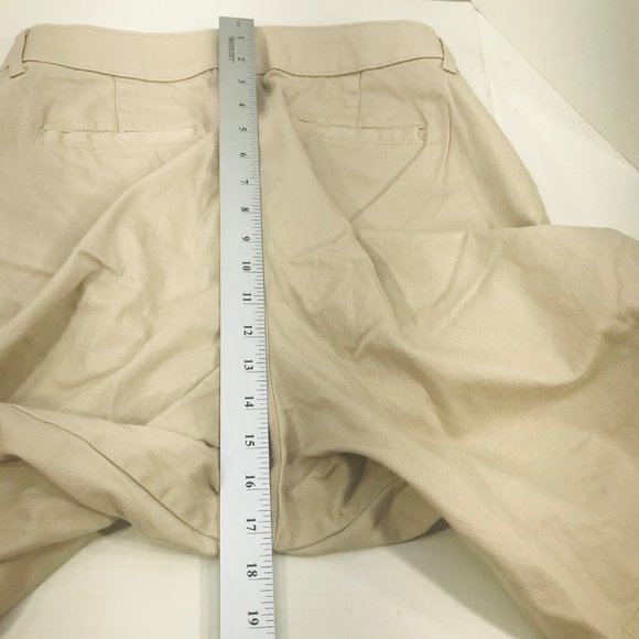 St Johns Bay Women's Size 18 W Bermuda Short Beige Preowned - Picture 11 of 11